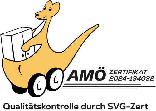 Zertifikat Verbraucherschutz AMÖ Zertifiziert 2024 HeldinTrans Umzugsunternehmen für Berlin und Deutschlandweite Umzüge