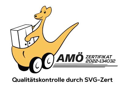 Siegel AMÖ Zertifiziert 2022 HeldinTrans Umzugsunternehmen